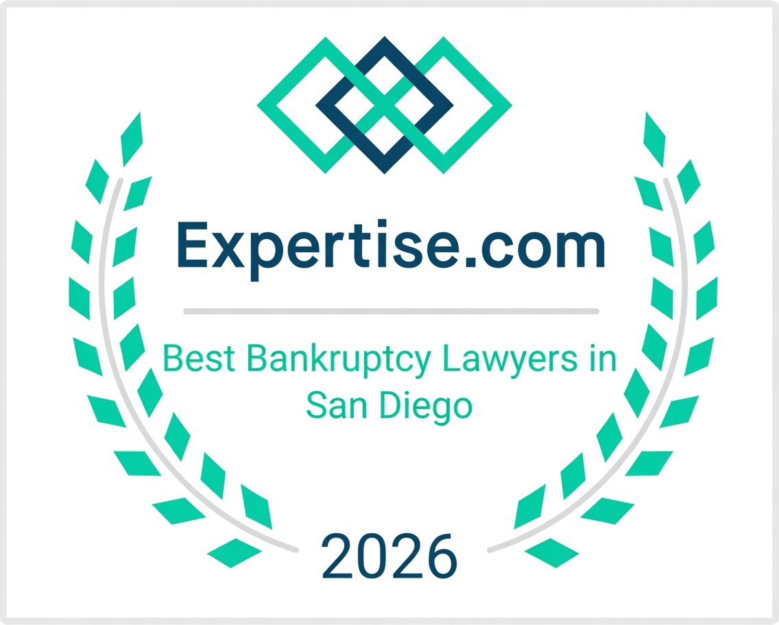 Expertise.com Best Bankruptcy Lawyers in San Diego 2026 badge